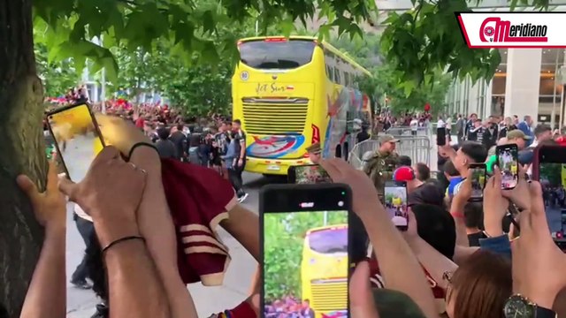 La Vinotinto: Así fueron recibidos los jugadores en Chile
