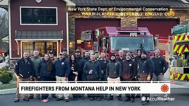 Cooler air and wintry weather on the way to the Northeast as wildfires burn