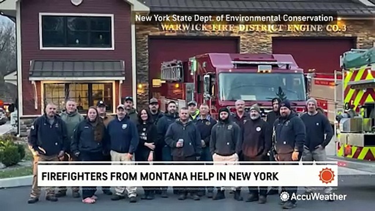 Cooler air and wintry weather on the way to the Northeast as wildfires burn