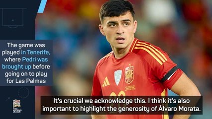 Spain coach happy to see Pedri take penalty on his big night despite miss