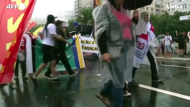 Rio de Janeiro, proteste e manifestazioni alla vigilia del G20