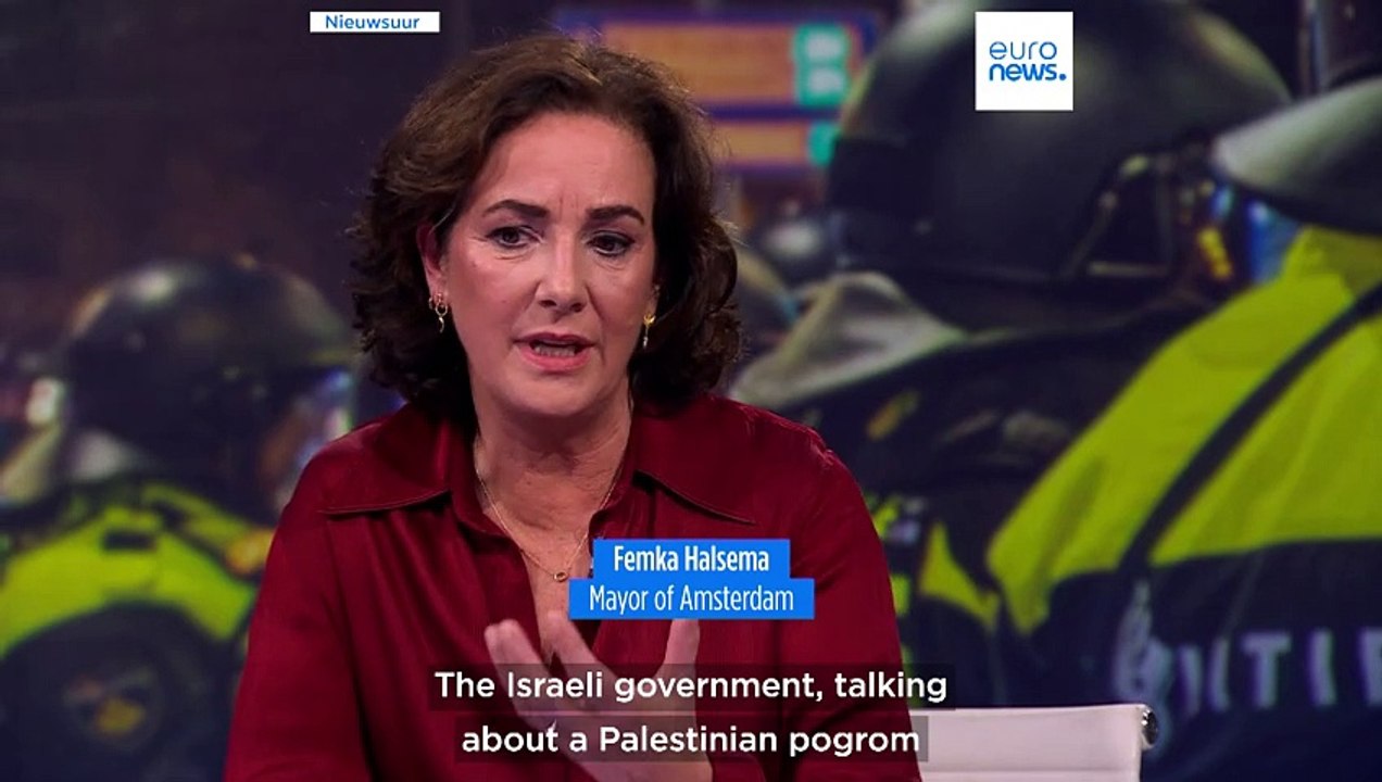 Amsterdam mayor says she regrets use of word 'pogrom' to describe attacks on Israelis