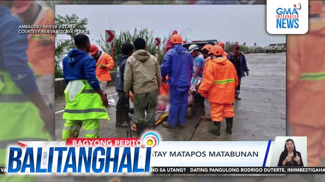 7 magkakaanak, patay matapos matabunan ng lupa ang tinutuluyang bahay | Balitanghali