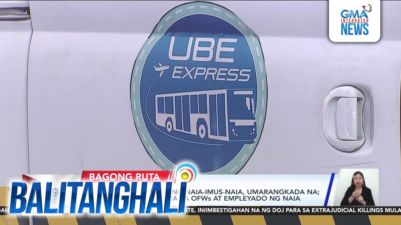 Airport bus na biyaheng NAIA-Imus-NAIA, umarangkada na; May 50% discount para sa OFWs at empleyado ng NAIA | Balitanghali