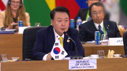 윤 대통령 "식량 위기 해결에 천만 달러 지원"...러북 군사협력 규탄 / YTN