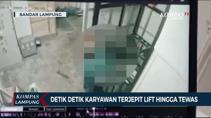 Detik-Detik Karyawan Terjepit Lift Hingga Tewas