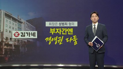 '성범죄 혐의' 김용만 회장, 아들 해임하고 대표이사 복귀? [앵커리포트] / YTN