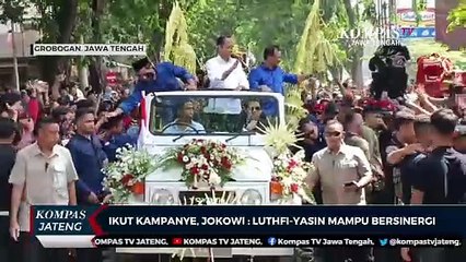 Ikut Kampanye, Jokowi: Luthfi-Yasin Mampu Bersinergi
