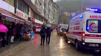 Çayeli'nde heyelan felaketi! Ölü ve yaralılar var