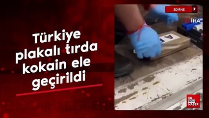 13 kilo kokainle Türkiye'ye girmeye çalışan tır sürücüsü yakalandı