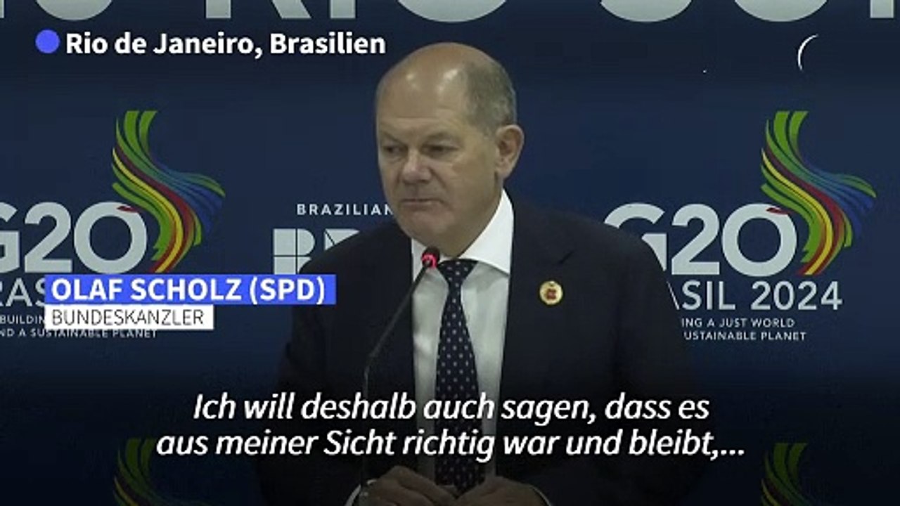 Scholz verteidigt Telefongespräch mit Putin gegen Kritik