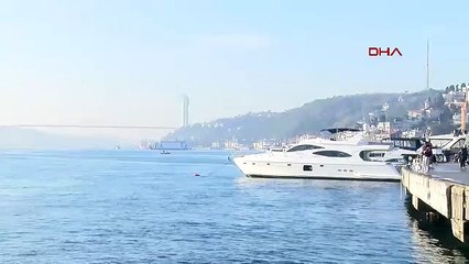 İstanbul- İstanbul Boğazı'nda oluşan sis nedeniyle gemi trafiği askıya alındı