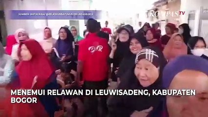 Momen Paslon Pilkada Bayu-Kang Mus Temui Relawan di Bogor Jelang Pilkada