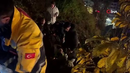 Manzara izlerken surlardan düştü!