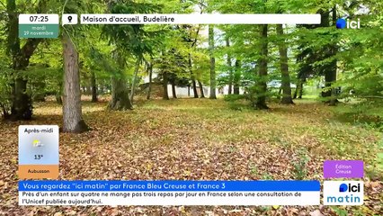 19/11/2024 - ICI Matin France Bleu Creuse en vidéo