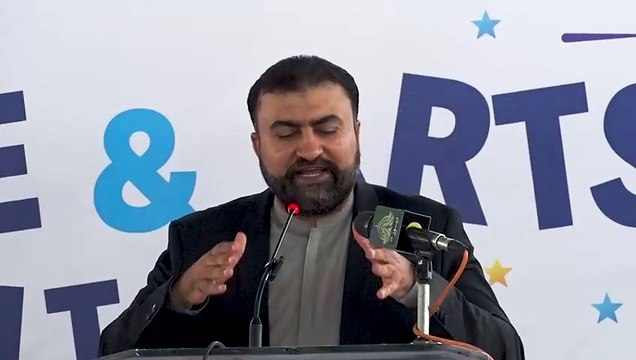 CM Balochistan Sarfraz Bugti addresses school children in Quetta