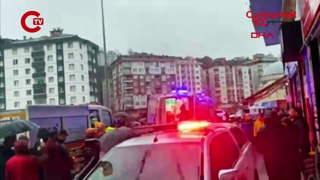 Rize'de heyelan meydana geldi Ölü ve yaralılar var!