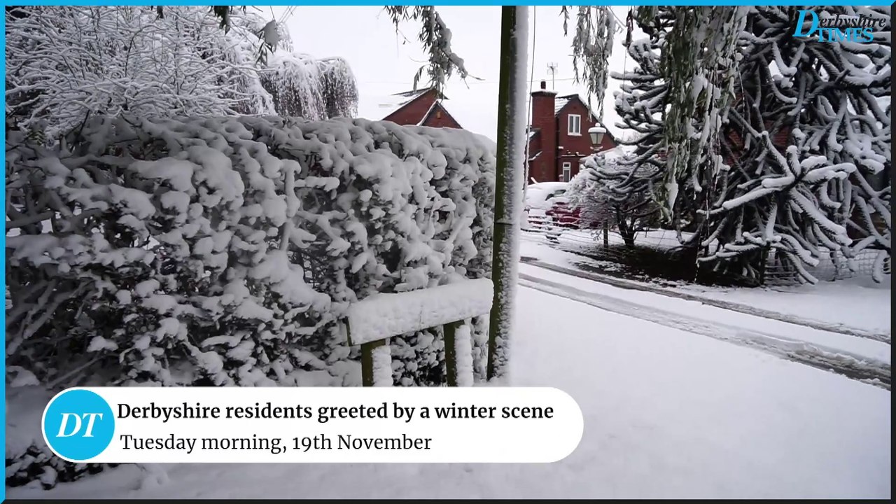 Derbyshire snow scenes