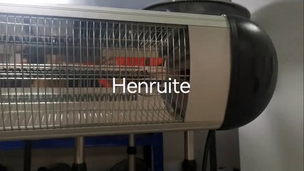 2500W Freestanding Electric Infrared Patio Heater with Quartz Carbon Fiber Heating Element