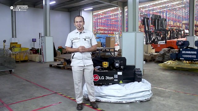 REVIEW HOIST CRANE MONORAIL SINGLE SPEED DENGAN KAPASITAS 3 TON - LGM HOIST R-03-LN