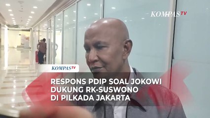 Respons PDIP soal Jokowi Dukung Ridwan Kamil-Suswono di Pilkada Jakarta