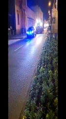 les tracteurs arrivent devant la préfecture à Mont-de-Marsan