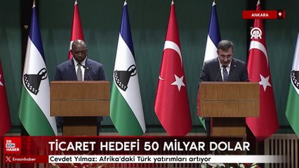 Cevdet Yılmaz: Afrika'daki Türk yatırımları artıyor