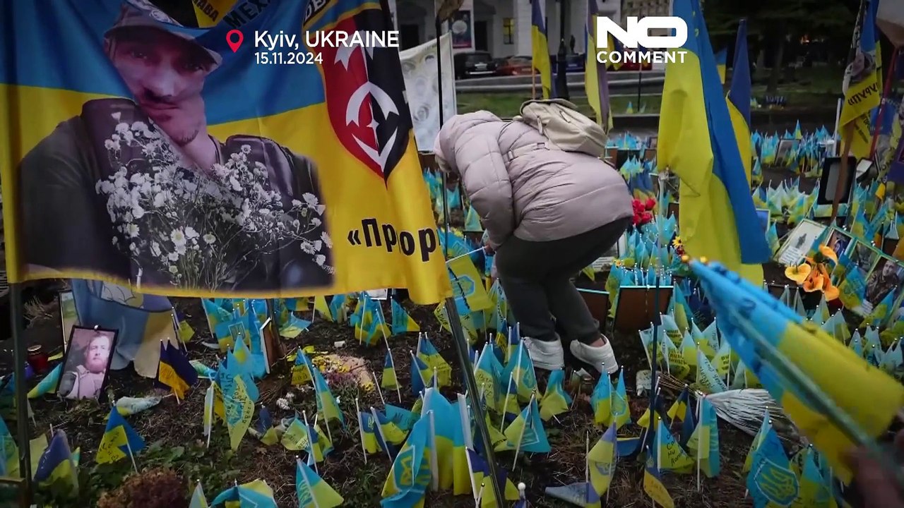 No Comment : les drapeaux de la mémoire à Kyiv