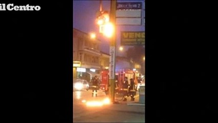 Montesilvano, intervento lampo dei vigili del fuoco