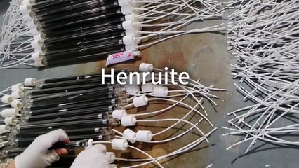 1000w Clear Quartz CarbonHeating Tube for Laminating Machine