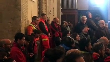 Elicottero 118 caduto, il grande abbraccio di Teramo a Davide