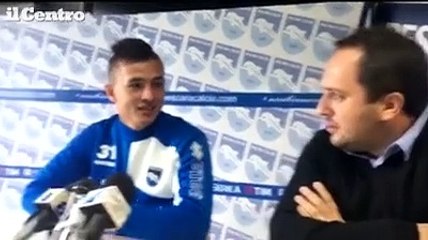 Cubas a Pescara: "Voglio diventare come Verratti"