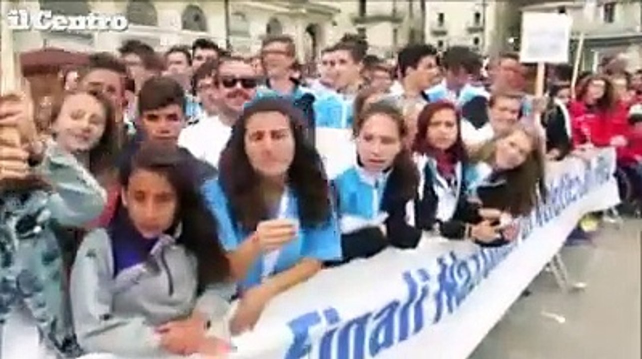 L'Aquila, SimeonI e Baldini star della cerimonia d'apertura dei Giochi studenteschi