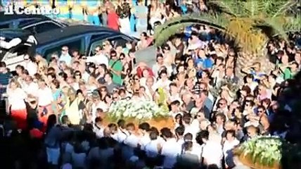 Fabbrica di fuochi esplosa, in migliaia ai funerali a Citt? Sant'Angelo