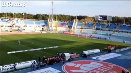 Pescara, il saluto dell'Adriatico a Zucchini