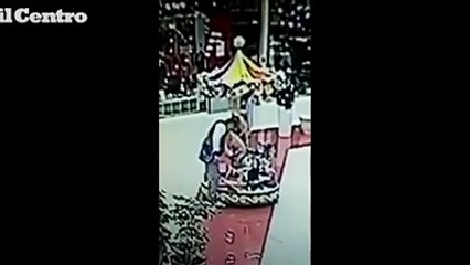 San Giovanni Teatino, il ladro di monetine in azione