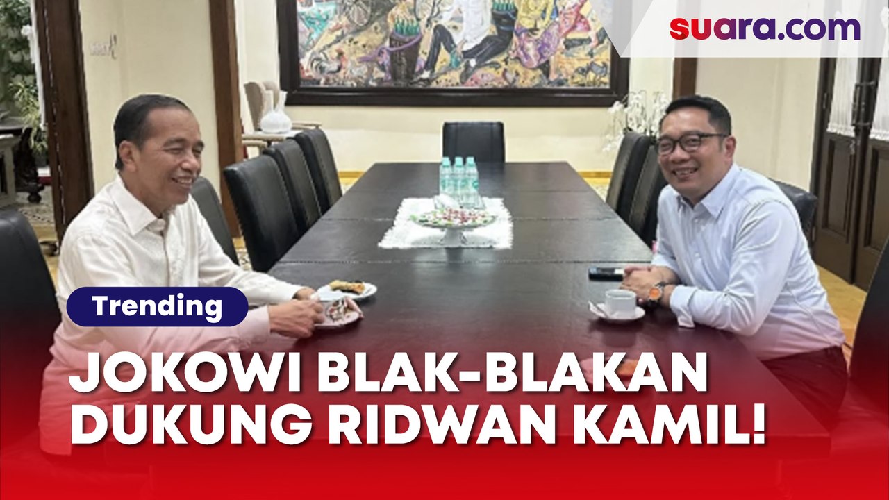 Blak-blakan Dukung RK di Pilkada Jakarta, Jokowi Sebut Momen Pilpres 2024 Bisa Terulang
