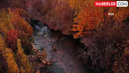 Savur'un Sonbahar Güzellikleri Havadan Görüntülendi
