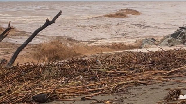 Flooded streets and seas in Malaga show the intense impact of recent storm