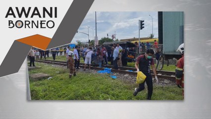 Ibu maut, anak putus kaki digilis kereta api