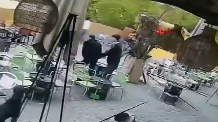İstanbul'da başıboş pitbull dehşeti kamerada