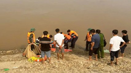 5 học sinh mất tích trên sông Hồng: Tìm thấy thi thể nạn nhân thứ hai