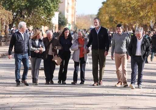 Los Reyes visitan Chiva, epicentro de la DANA