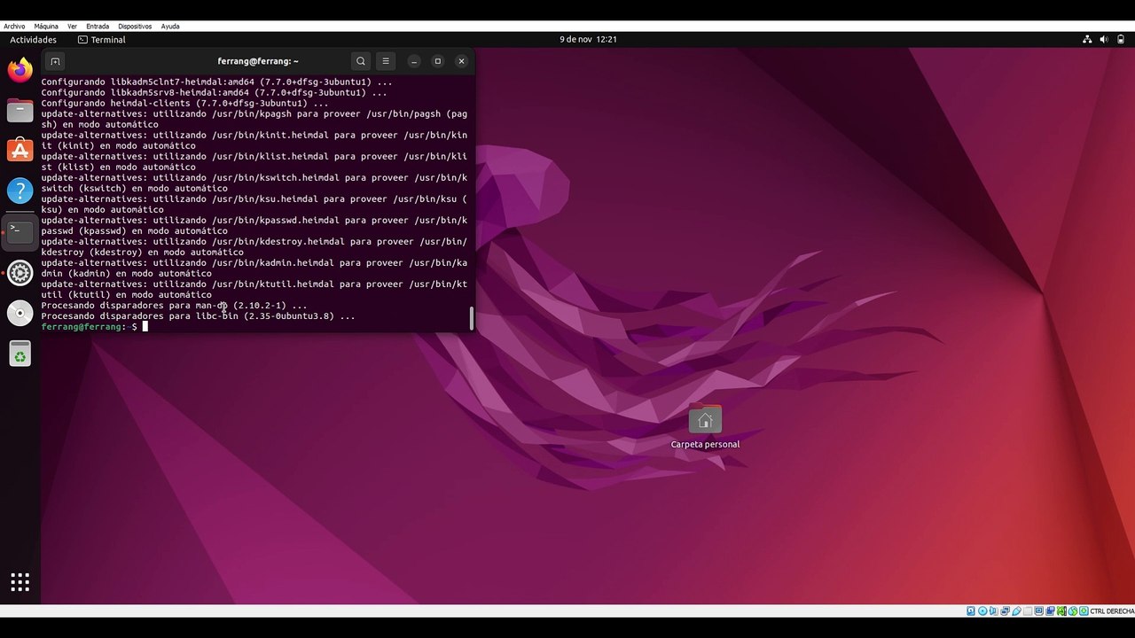 Unión de un cliente Linux a un dominio Windows: Configuración y Comprobación del Funcionamiento Correcto