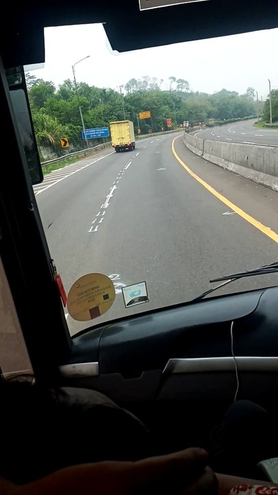 Street to Jakarta airport.