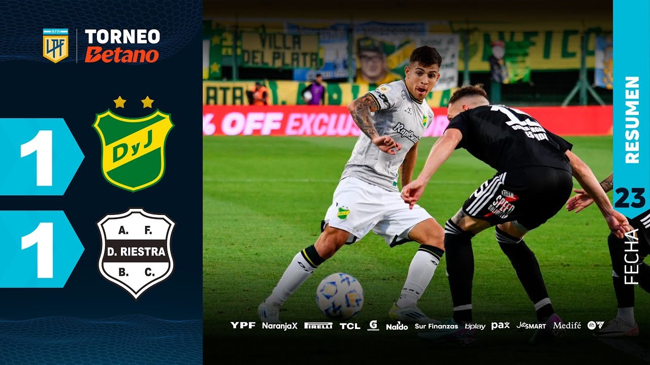 Defensa y Justicia vs Deportivo Riestra (1-1) | LPF 2024 | Fecha 23