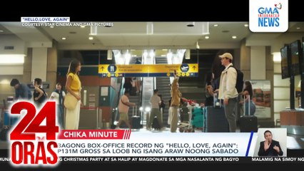 Bagong box-office record ng "Hello, Love, Again": P131M gross sa loob ng isang araw noong Sabado | 24 Oras