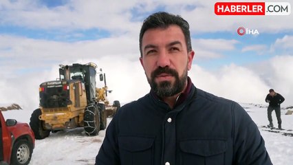 Muş'ta Kar Yağışı Nedeniyle Mahsur Kalan Vatandaşlar Kurtarıldı