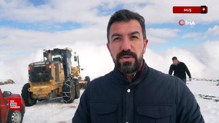 Muş'ta karda mahsur kalan vatandaşlar kurtarıldı