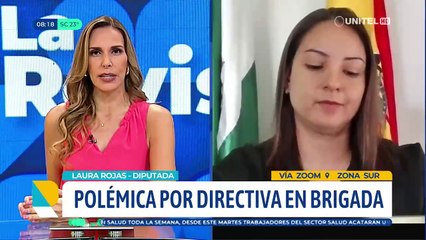 Laura Rojas defiende legalidad en su elección en la Brigada Cruceña